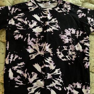 Raiment Black and White Tie-Dye T-Shirt